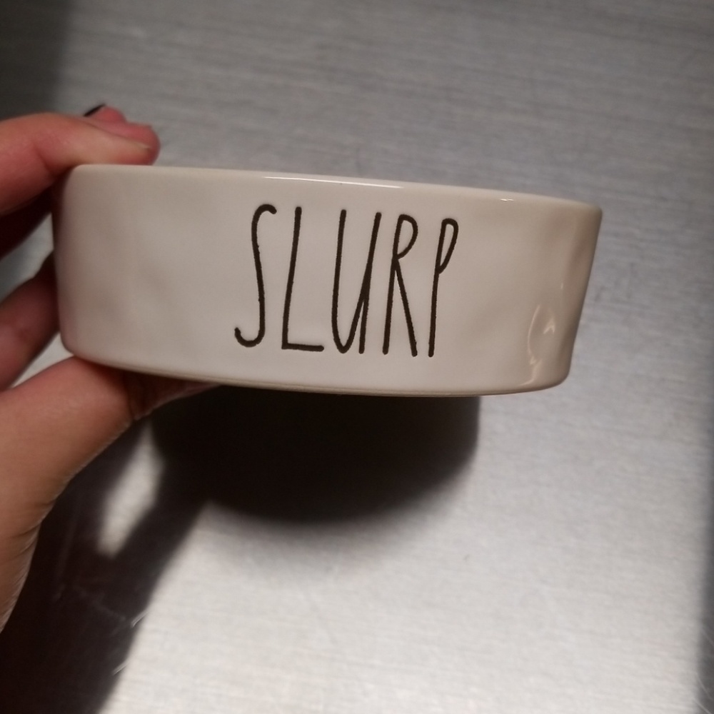 Rae Dunn Small pet food bowl